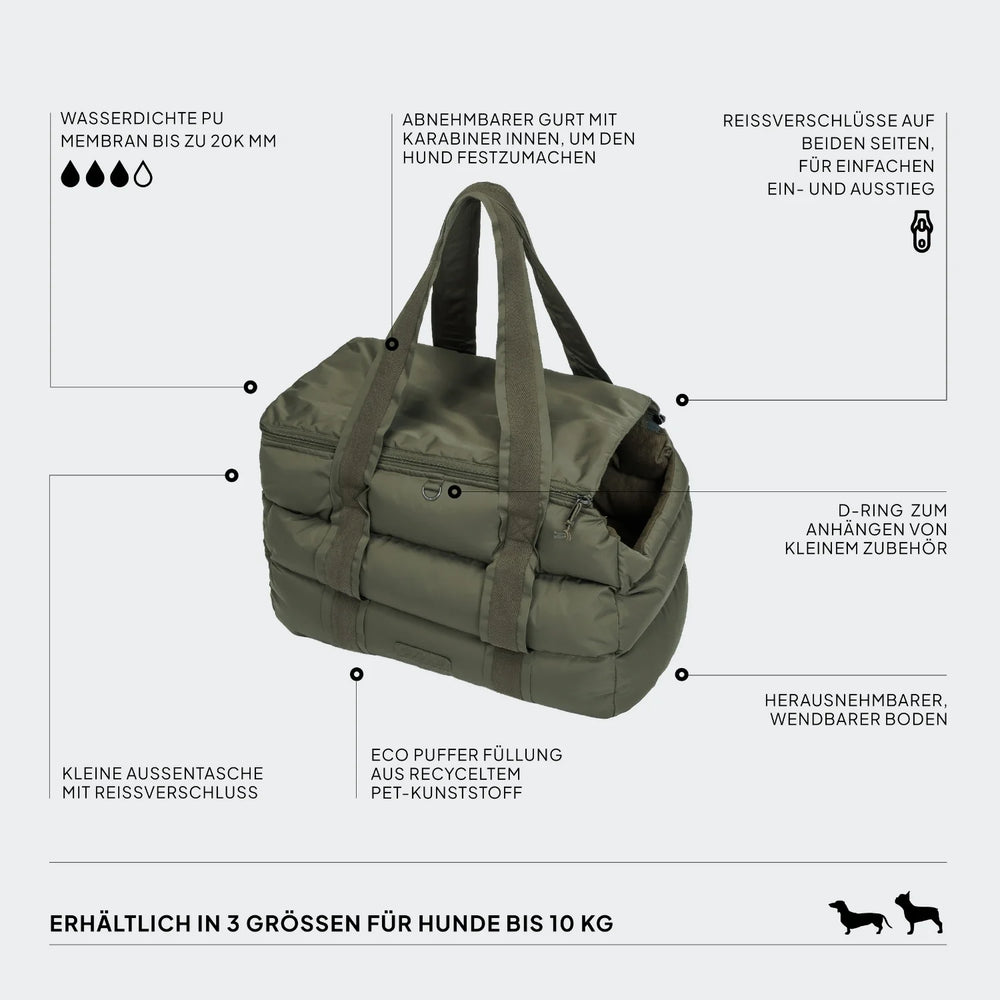 Cloud7 - Hundetasche Montreal Light Olive
