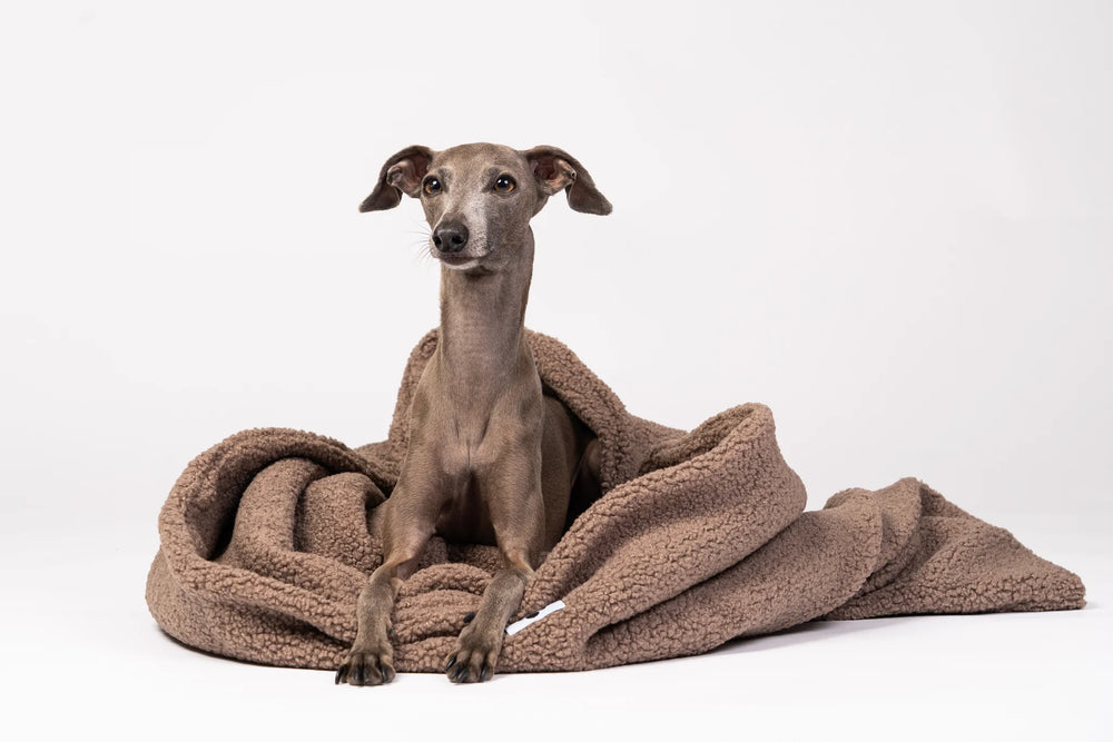 Karma Hund - Teddy Hundeschlafsack Mokka