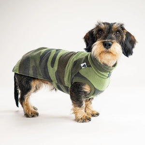 KARMA HUND - Longshirt für Dackel Camouflage