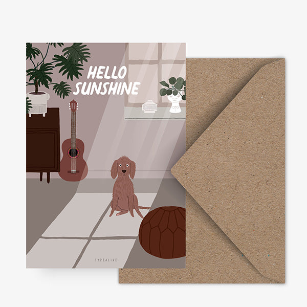 Postkarte - Hello Sunshine
