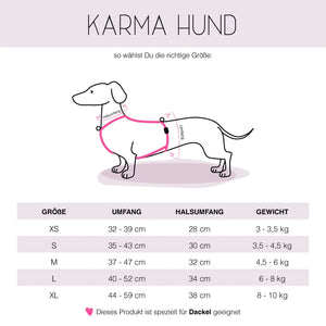 Karma Hund - Hundegeschirr für Dackel in Dark Olive