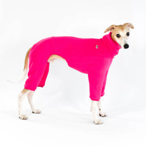KARMA HUND - Whippet Overall Polar Fleece Magenta