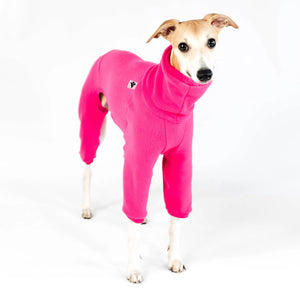 KARMA HUND - Whippet Overall Polar Fleece Magenta