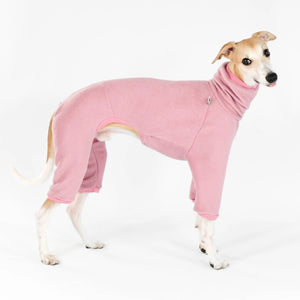 KARMA HUND - Whippet Overall Polar Fleece Mulberry