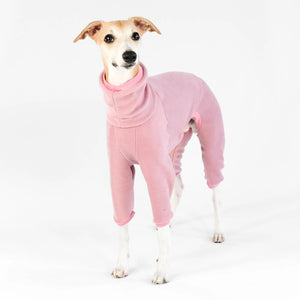 KARMA HUND - Whippet Overall Polar Fleece Mulberry