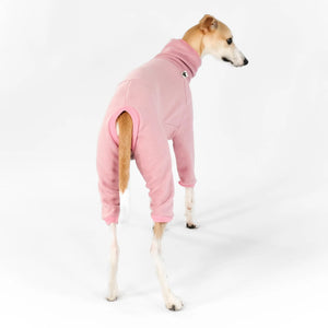 KARMA HUND - Whippet Overall Polar Fleece Mulberry