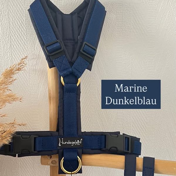 Hundsgeleint - Y Geschirr Navy