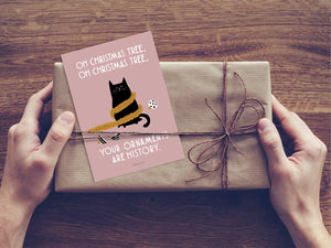 Postkarte - Christmas Cat No. 1