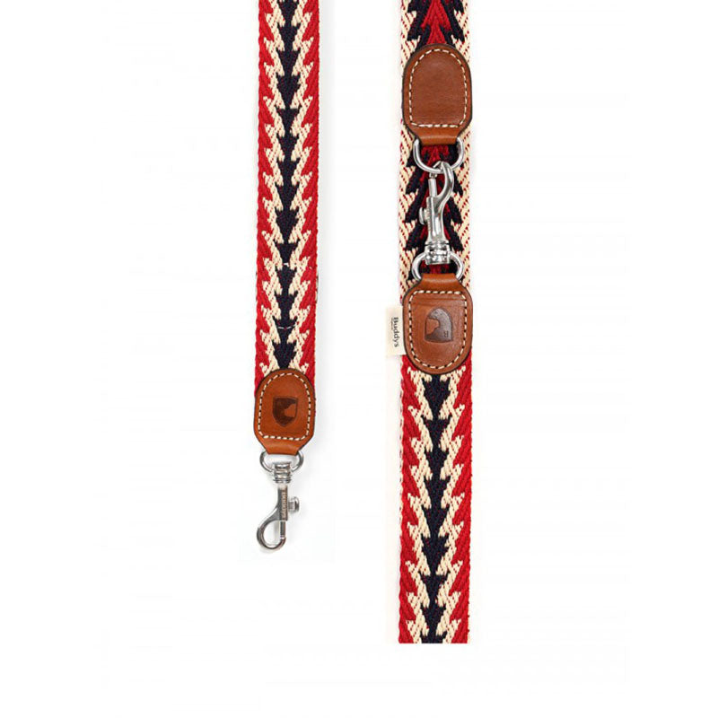 <transcy>Dog leash Peruvian Arrow Red 2m adjustable</transcy>