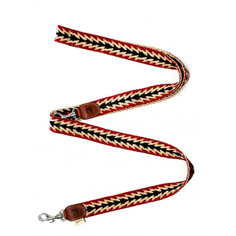 <transcy>Dog leash Peruvian Arrow Red 2m adjustable</transcy>