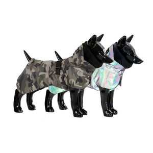 
            
                Laden Sie das Bild in den Galerie-Viewer, PAIKKA - Vollreflektierender Hunderegermantel Camouflage
            
        